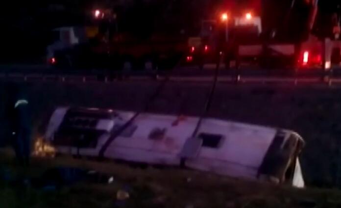 Mueren 7 personas en accidente de autobús en Anatolia Central