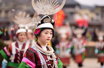 Celebración del lusheng en Kaili, Guizhou