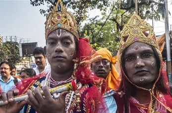 Celebración del Día Mundial del Teatro en India