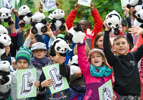Panda gigante Yuan Yuan en Viena