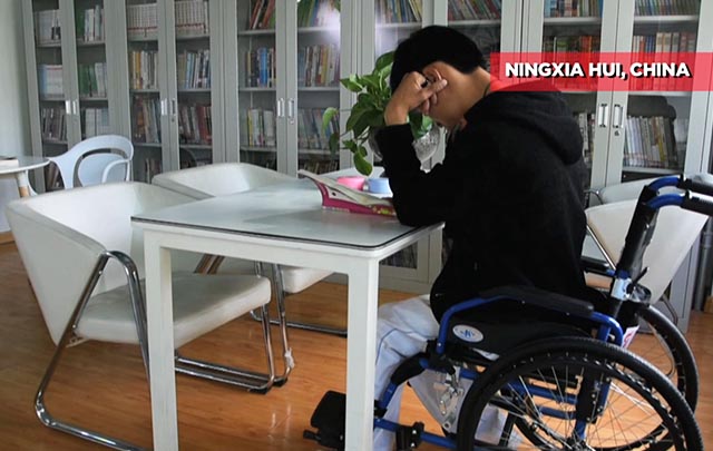 Sueño literarios de un paciente con parálisis cerebral
