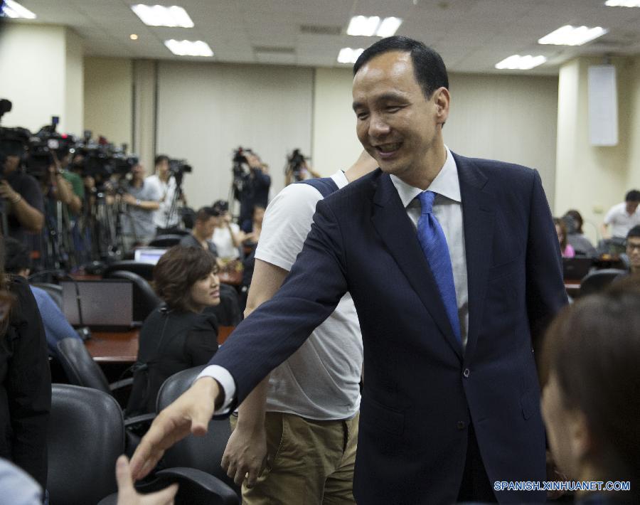 CHINA-TAIPEI-KMT CHAIRMAN-ERIC CHU-PRESS CONFERENCE (CN)