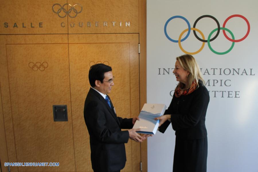 Beijing presentó este martes su candidatura oficial para acoger los Juegos Olímpicos de Invierno en 2022 en la sede del Comité Olímpico Internacional (COI) en Lausana.
