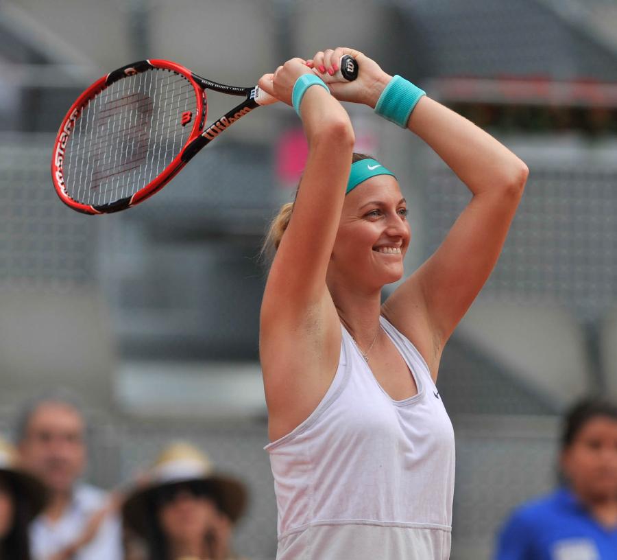（体育）（4）网球——马德里公开赛：科维托娃夺冠