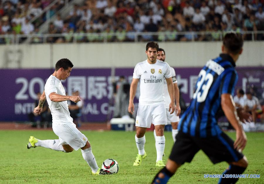 Real Madrid ganó 3-0 al Inter de Milán en un duelo de la Copa Internacional de Campeones que se celebró el 27 de julio en Guangzhou, sur de China. 