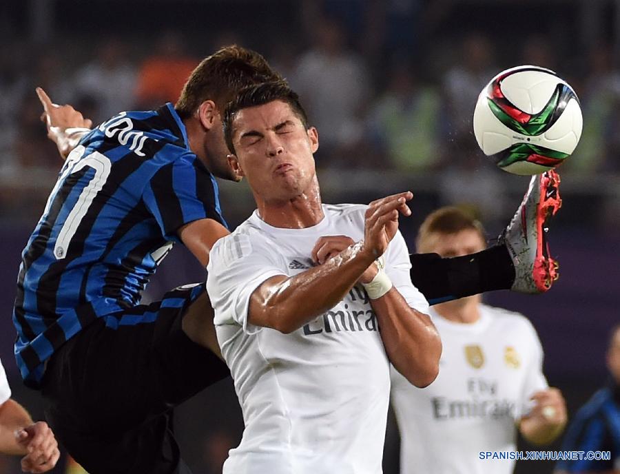 Real Madrid ganó 3-0 al Inter de Milán con los goles de Jesé, Varane y James Rodríguez,en un duelo de la Copa Internacional de Campeones que se celebró el 27 de julio en Guangzhou, sur de China. 