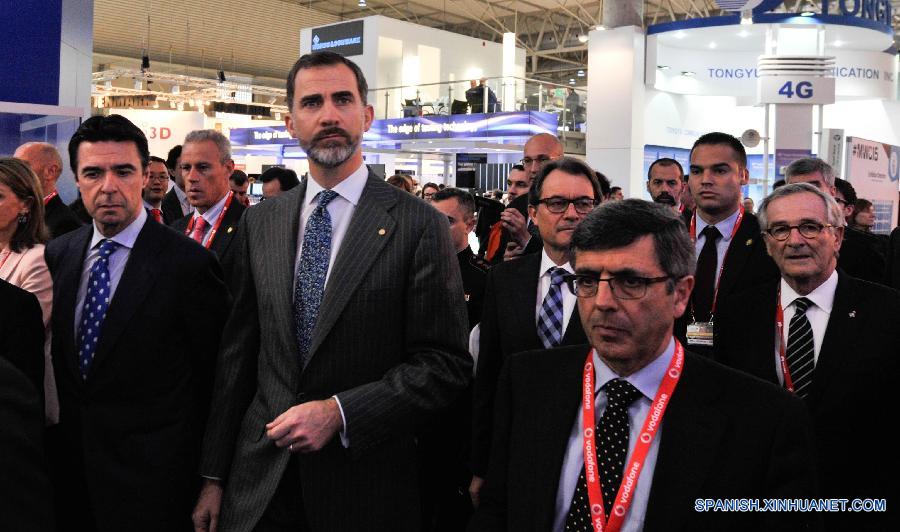 （国际）西班牙国王出席世界移动通信大会