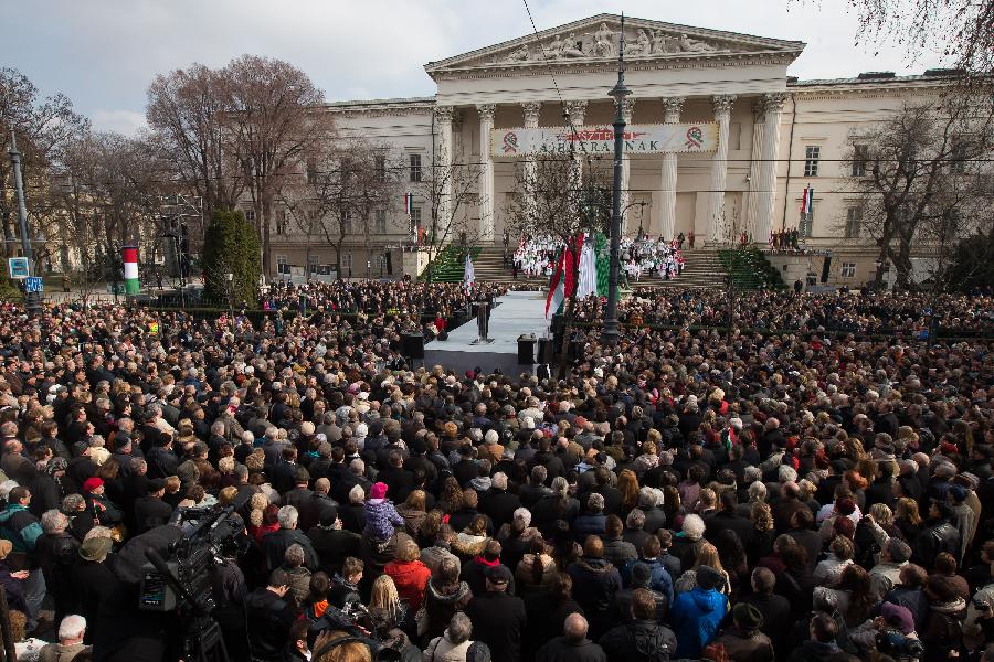 HUNGARY-BUDAPEST-1848 REVOLUTION-COMMEMORATION