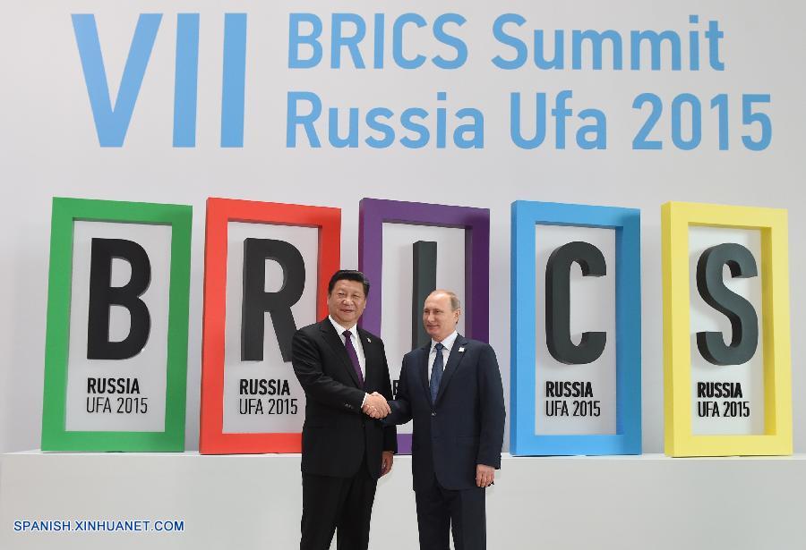 El presidente de China, Xi Jinping, participa hoy jueves en la séptima cumbre del bloque BRICS en la ciudad suroccidental rusa de Ufa.