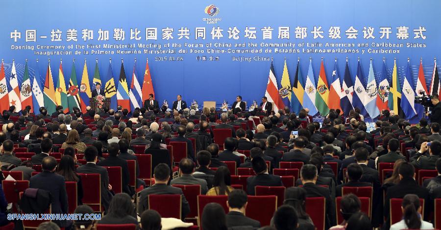 La primera reunión ministerial del Foro de China y la Comunidad de Estados Latinoamericanos y Caribeños (CELAC) ha comenzado hoy jueves en Beijing.