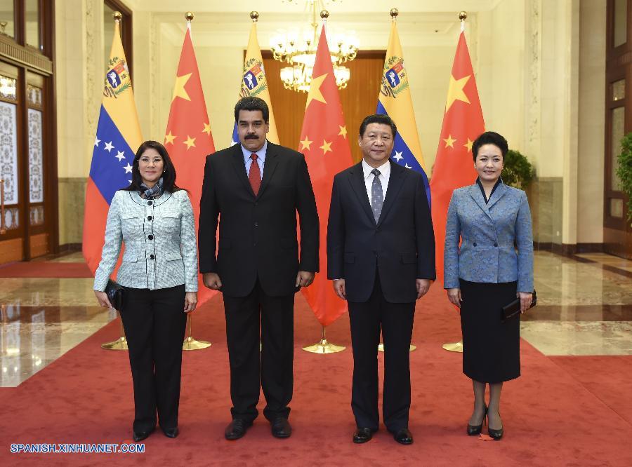 El presidente de China, Xi Jinping, expresó hoy el deseo de que Venezuela utilice los mecanismos de financiamiento bilaterales y canalice más fondos a las áreas de energía, minería, agricultura e industria, cuando se reunió con su homólogo de Venezuela, Nicolás Maduro.