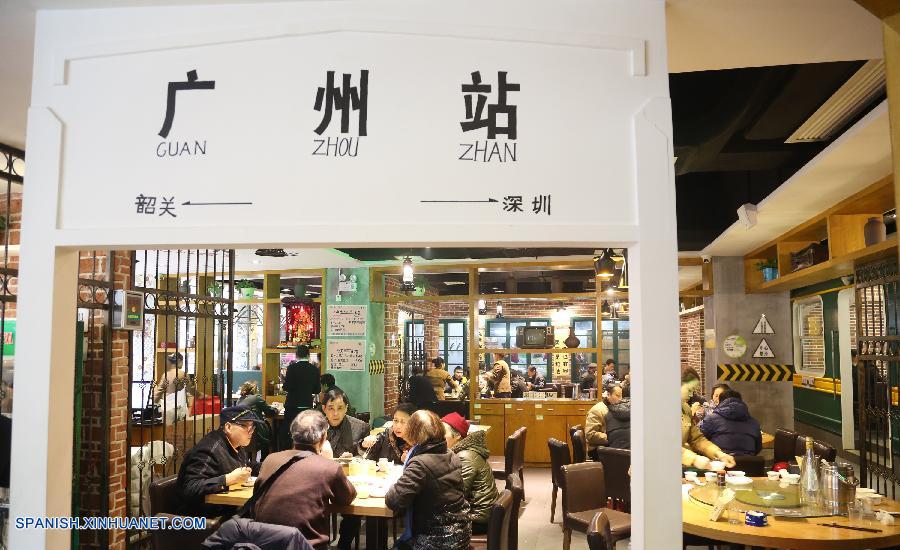 Hunan: Restaurante temático de ferrocarril en Hengyang
