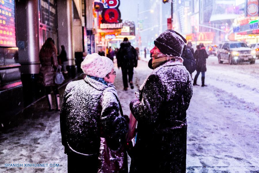 Tormenta de nieve azota Nueva York