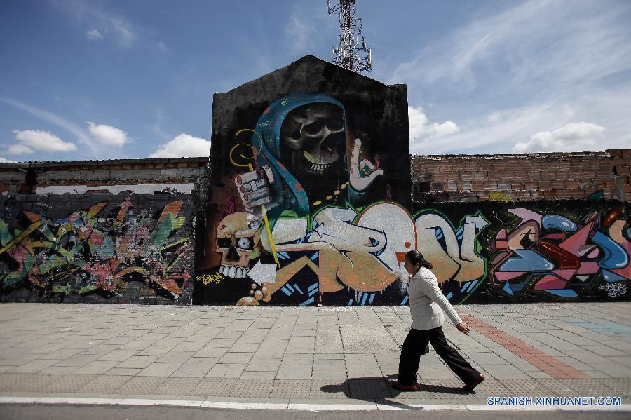 COLOMBIA-BOGOTA-CULTURE-GRAFFITI-FEATURE