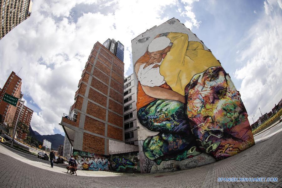 COLOMBIA-BOGOTA-CULTURE-GRAFFITI-FEATURE