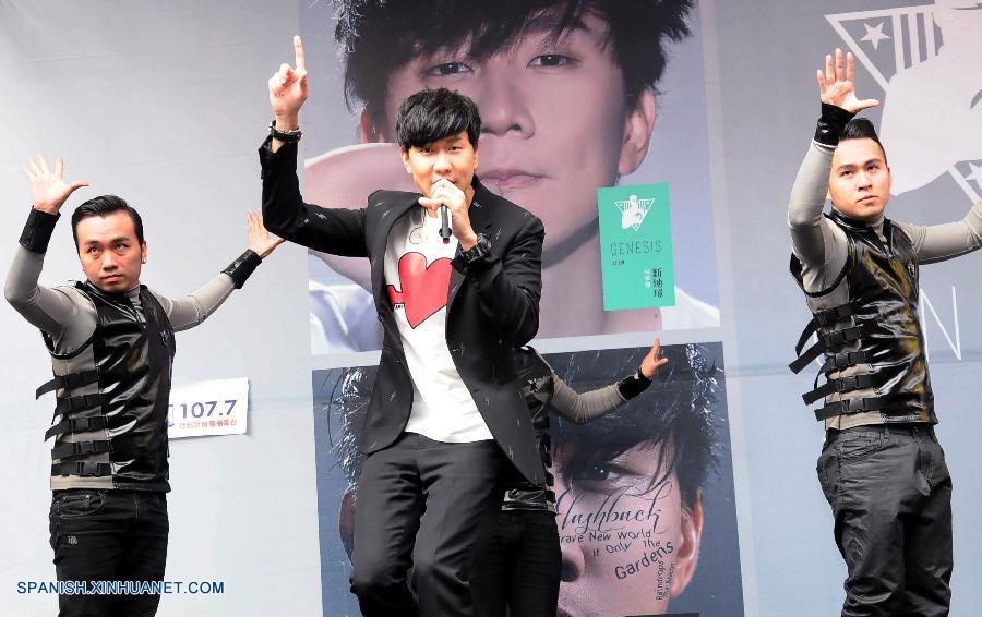 Cantante JJ Lin promueve su nuevo álbum en Taipei
