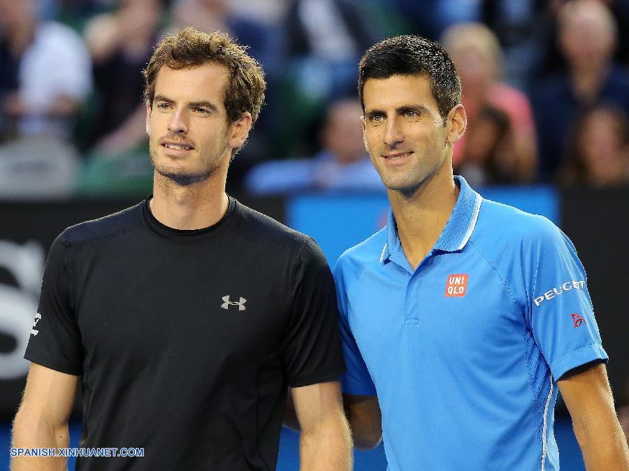 1-Novak Djokovic, Serbia, venció a 6-Andy Murray, Reino Unido, 7-6 (7/5), 6-7 (4/7), 6-3, 6-0.