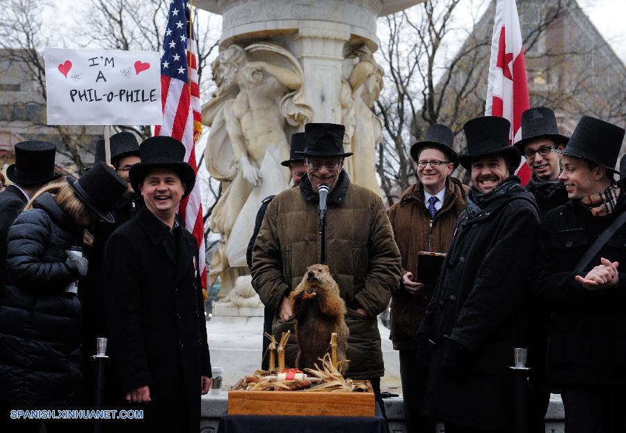 EEUU: Día de Marmota monax en Washington D.C.
