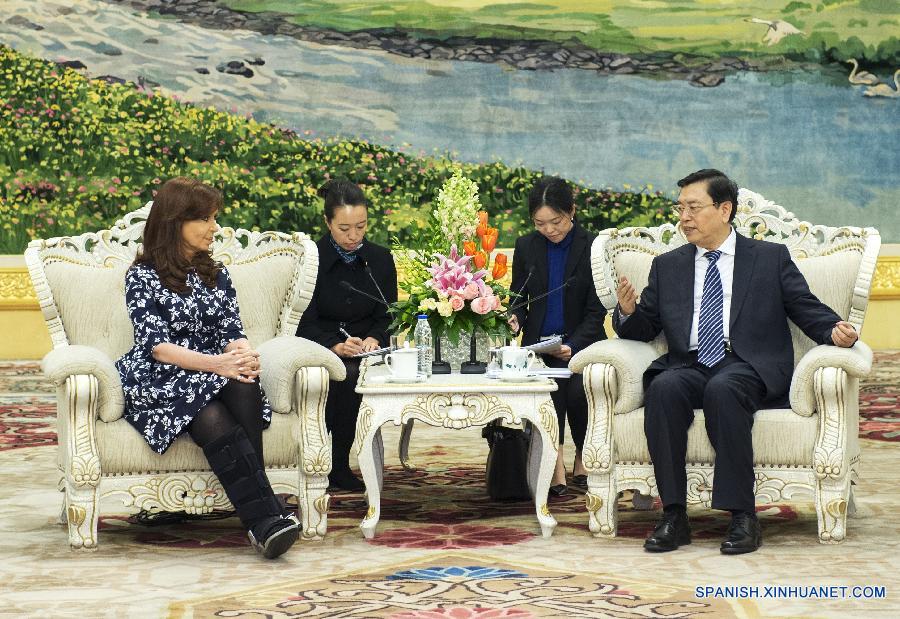 CHINA-BEIJING-ZHANG DEJIANG-ARGENTINA-PRESIDENT-MEETING(CN)