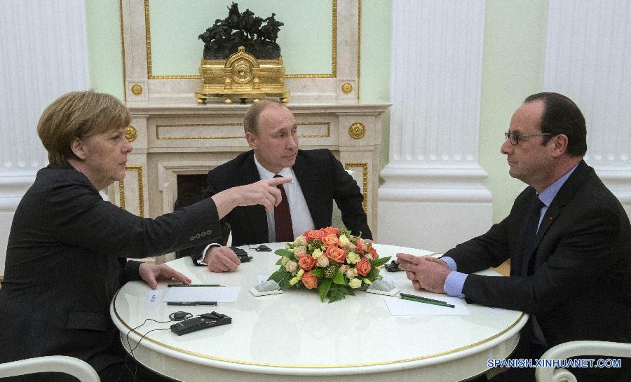 RUSSIA-MOSCOW-GERMANY-FRANCE-LEADERS-TALKS-UKRAINE CRISIS