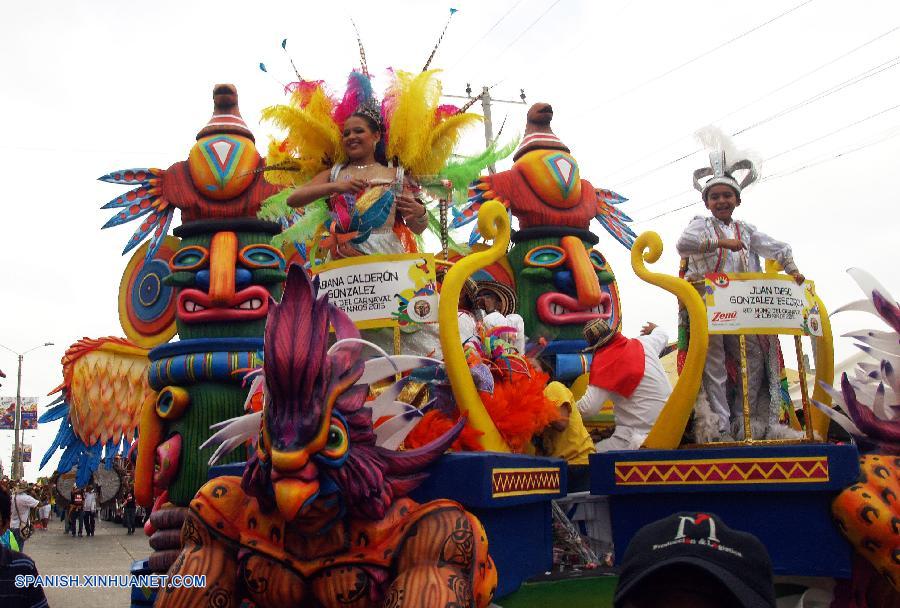 Colombia: Desfile de carnaval en Barranquilla