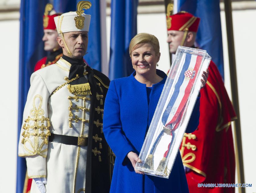 （国际）（3）克罗地亚新总统宣誓就职 