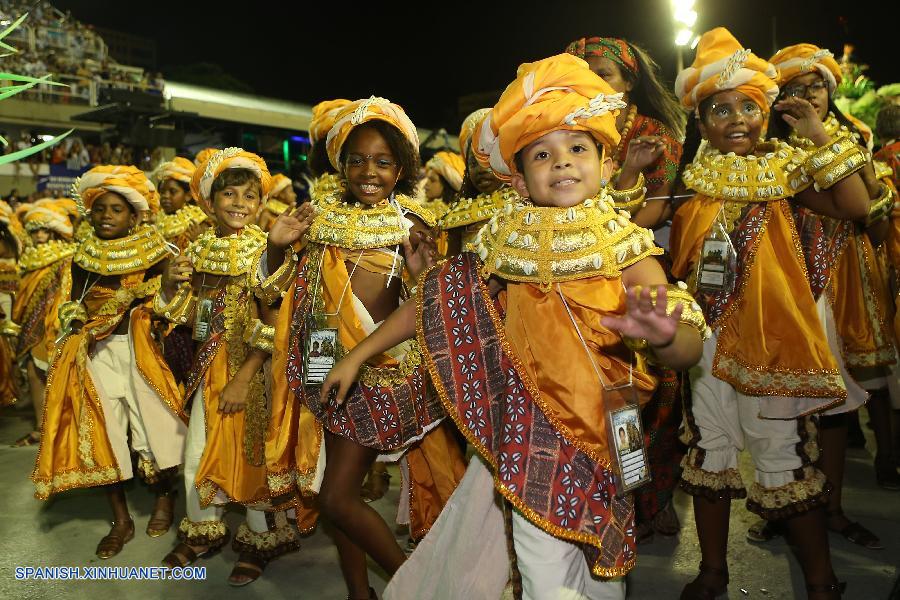 Brasil: Desfile de Carnaval en Río de Janeiro