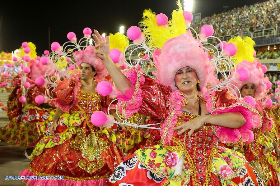 Brasil: Desfile de Carnaval en Río de Janeiro