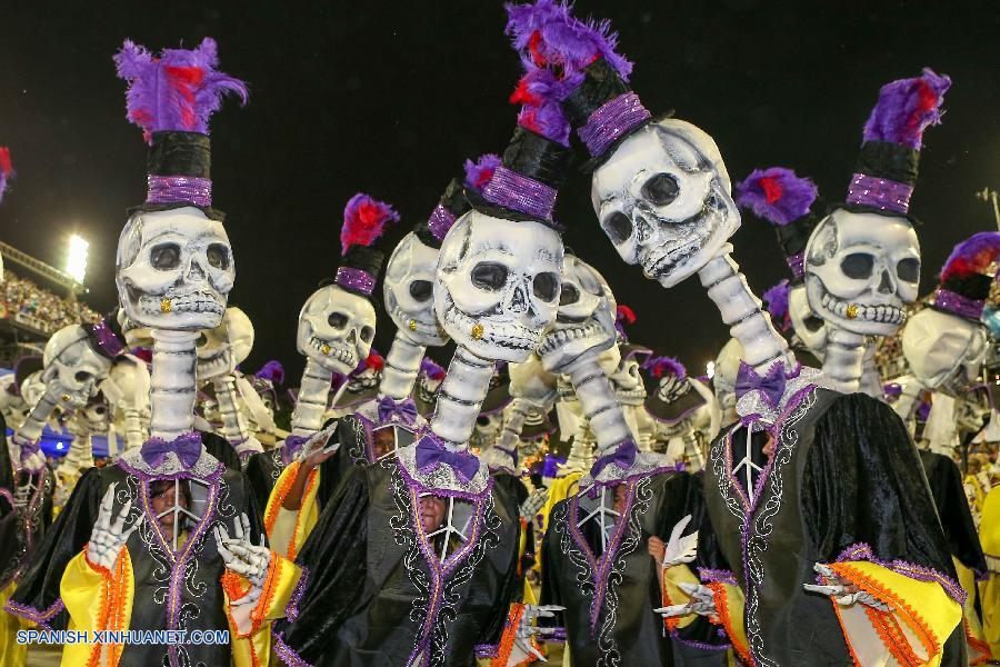 Brasil: Desfile de Carnaval en Río de Janeiro