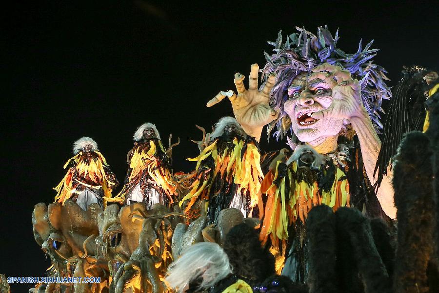 Brasil: Desfile de Carnaval en Río de Janeiro