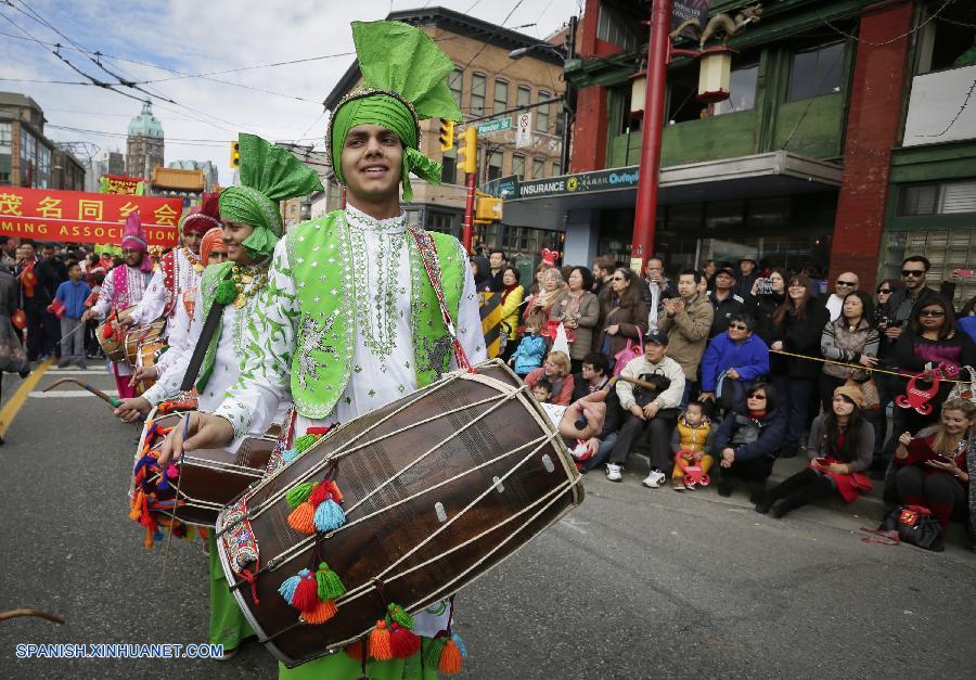 Canadá: Desfile para celebrar Año Nuevo Lunar Chino en Vancouver