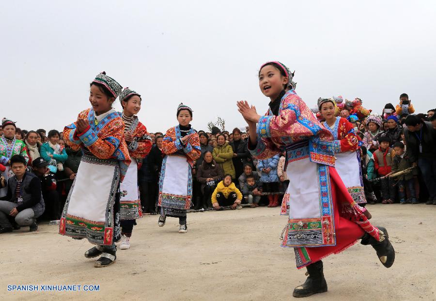 Guizhou: Celebraciones de grupo étnico Miao para desear suerte y cosecha