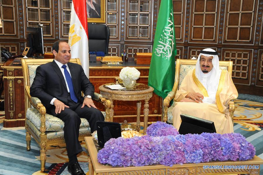 （国际）（1）埃及总统与沙特国王商讨中东地区局势