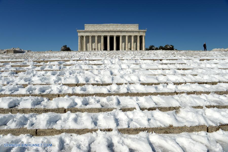 Paisaje de nieve en Washington D.C.