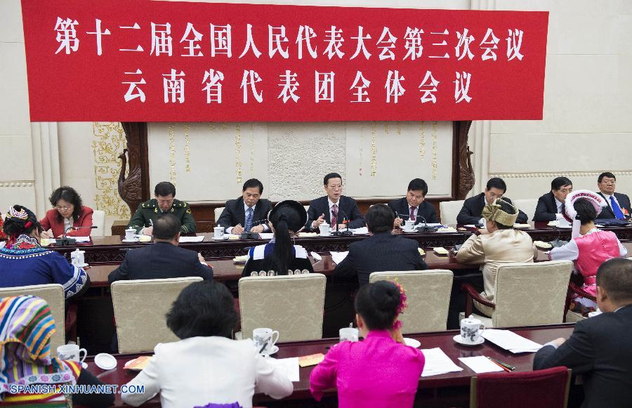 Altos líderes de China hicieron hoy declaraciones sobre los valores socialistas clave y sobre el desarrollo en deliberaciones con diputados que asisten a la sesión anual de la Asamblea Popular Nacional, la máxima legislatura de China.