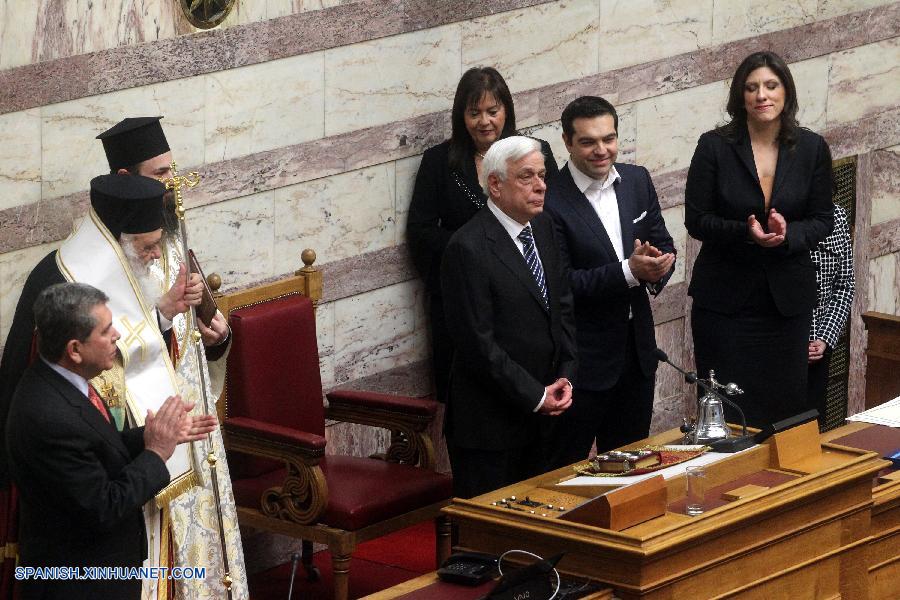 El nuevo presidente de la República Helénica, Prokopis Pavolopoulos, prestó juramento hoy en Atenas.