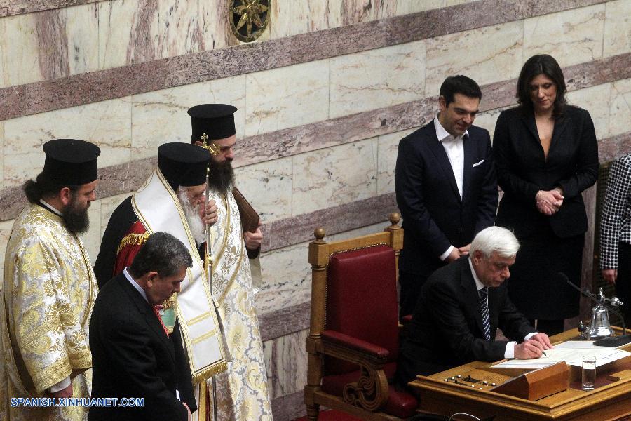 El nuevo presidente de la República Helénica, Prokopis Pavolopoulos, prestó juramento hoy en Atenas.