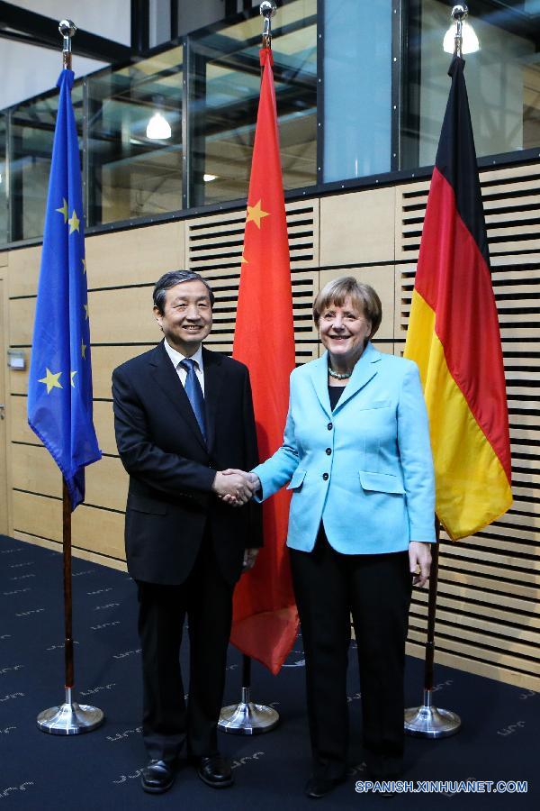 （XHDW）德国总理默克尔会见马凯