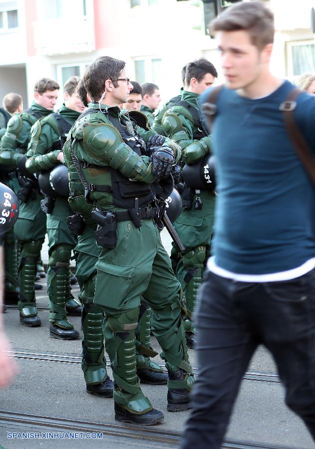 Por lo menos 88 policías resultaron heridos y más de 500 personas fueron arrestadas hoy luego de que las protestas contra la austeridad en Frankfurt derivaron en enfrentamientos entre manifestantes y la policía.
