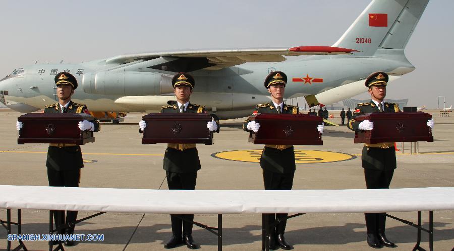 Los restos de 68 soldados chinos fallecidos en la Guerra de Corea (1950-53) han vuelto a China hoy viernes procedentes de la República de Corea.