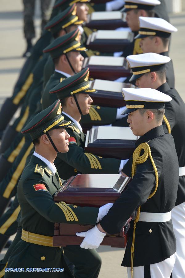 Los restos de 68 soldados chinos fallecidos en la Guerra de Corea (1950-53) han vuelto a China hoy viernes procedentes de la República de Corea.