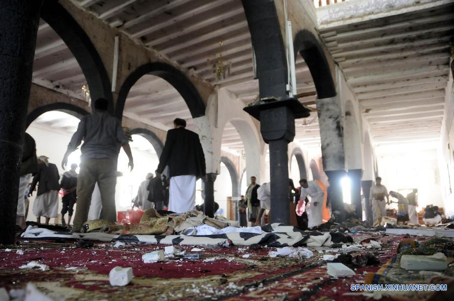 IS claims bombing attacks killing 137 in Yemen