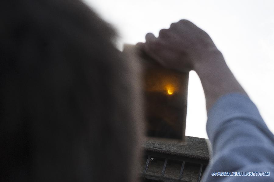 ESTONIA-NARVA-SOLAR ECLIPSE