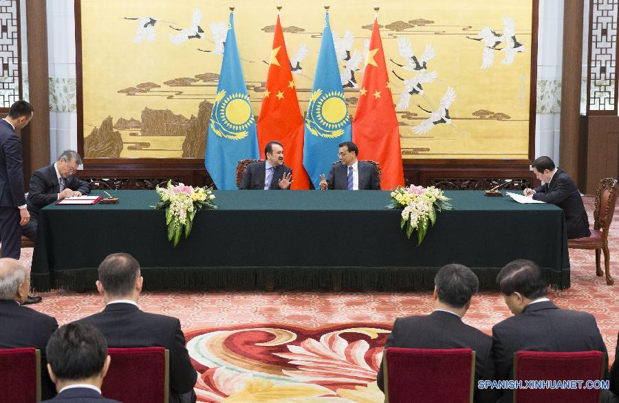 CHINA-BEIJING-LI KEQIANG-KAZAKH PM-TALKS (CN)