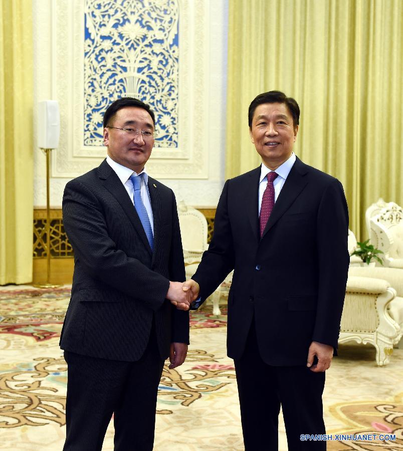 （XHDW）李源潮会见蒙古国外长