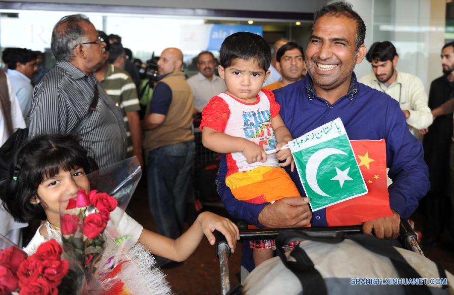 （国际）（5）由中国帮助撤离也门的巴基斯坦公民回国