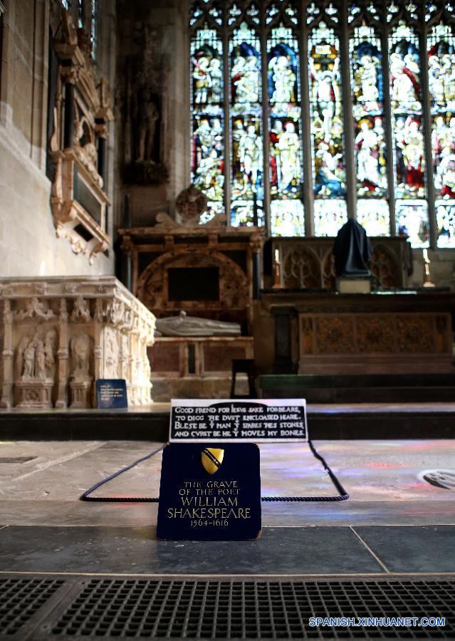 BRITAIN-STRATFORD-UPON-AVON-WILLIAM SHAKESPEARE-GRAVE