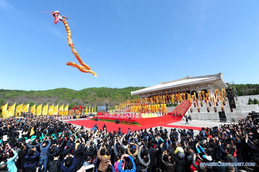 CHINA-SHAANXI-HUANGDI-CEREMONY (CN)