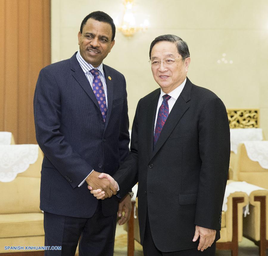 El máximo asesor político de China, Yu Zhengsheng, se reunió hoy en Beijing con el presidente de la Cámara de la Federación de Etiopía, Kassa Tekleberhan, y prometió una cooperación más efectiva entre los dos países.
