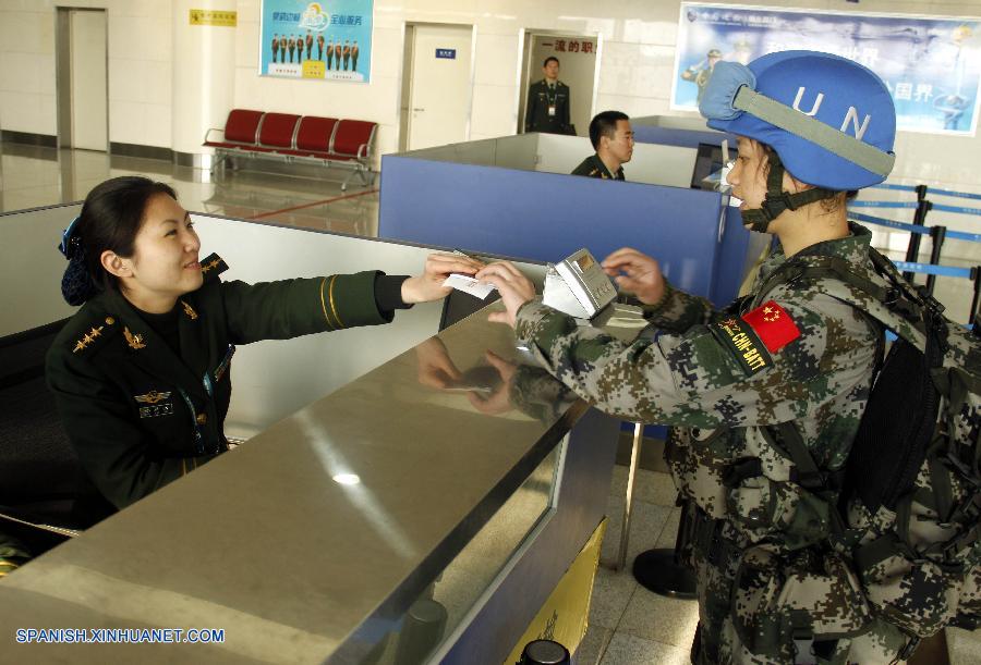 El último destacamento, constituido por 130 pacificadores, del primer despliegue de China de un batallón completo de infantería para una misión de mantenimiento de la paz de la Organización de las Naciones Unidas (ONU), salió esta noche del país rumbo a Sudán del Sur.